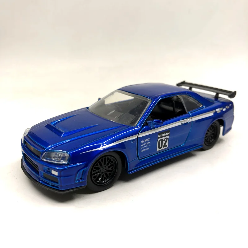 Модель автомобиля из сплава Jada Ares Waratahs NISSAN R34 1:32 |