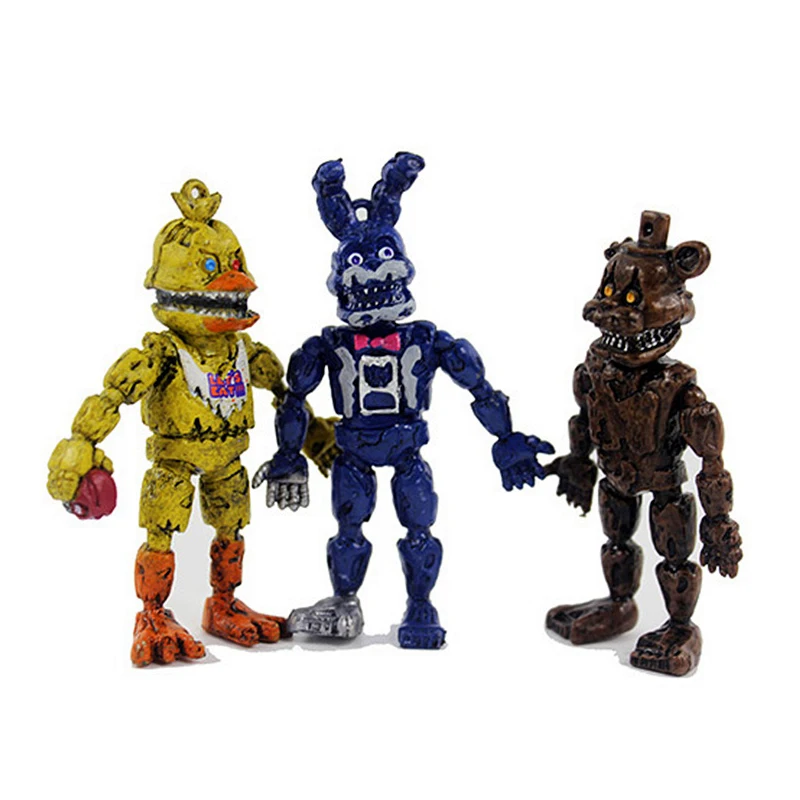Игра ужасов Five Nights at Freddy's Toys кукольная кукла Фигурка 6 шт Fazbear's Pizza Marionette Bear