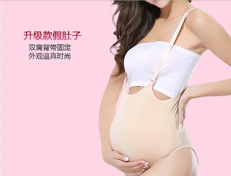 2-3 месяца 3-4 месяца 5-6 месяцев удобный реалистичный силиконовый искусственный живот, поддельный живот для ложной беременности с мешком для живота