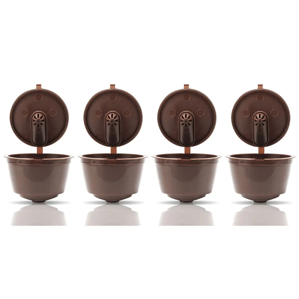 4 шт. многоразовые капсулы для кофе Dolce Gusto Nescafe|Фильтры кофе| |