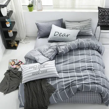 

Nordic simplicity Digital print Bedding Set Quilt Cover Design Bed Set Bohemian a Mini Van Bedclothes 4pcs BE1283