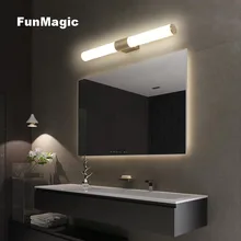Modern Aluminum LED Wall Lamp Bathroom cabinet Front Mirror Light Bathroom Vanity Light Wall Mounted Sconces Dresser Lighting Modern Aluminum LED Wall Lamp Bathroom cabinet Front Mirror Light Bathroom Vanity Light Wall Mounted Sconces Dresser Lighting
