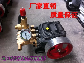 

Cleaning machine component high-pressure piston pump high pressure copper plunger pump pressure 70-90bar 1000psi