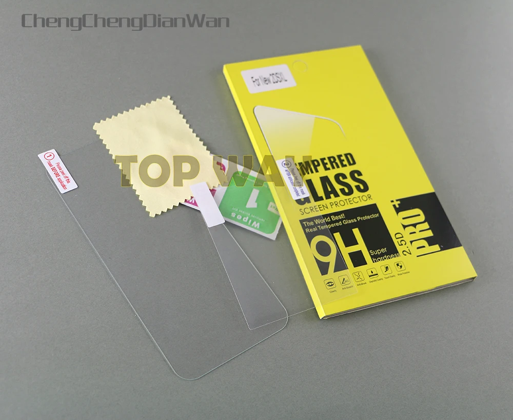 

Top Bottom Tempered Glass Screen Protector Film For Nintendo New 2DS XL/LL 2DSXL 2DSLL Protective Guard ChengChengDianWan