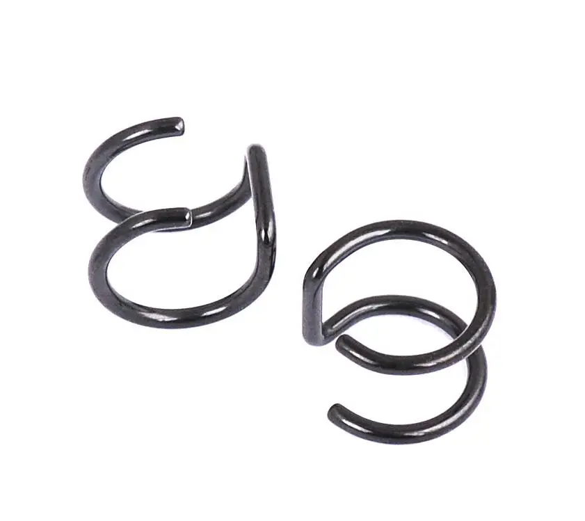 2pcs/lot Ear Clip- New Trendy Simple Cute Unique Unisex Hollow U Shape Cuff Earring No Piercing Gift Clip | Украшения и
