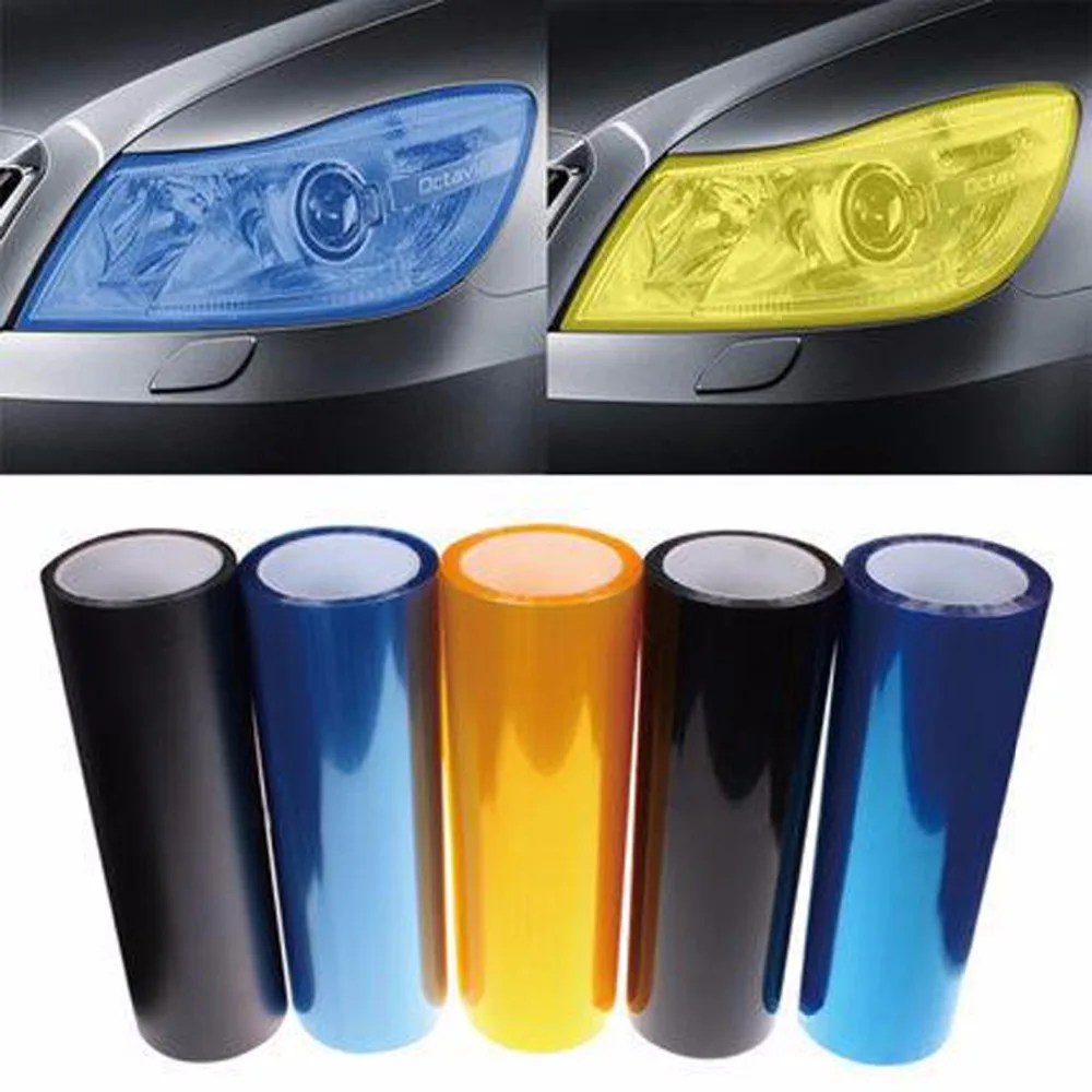 1pcs 0.3*9m car light film chameleon headlight film light color change