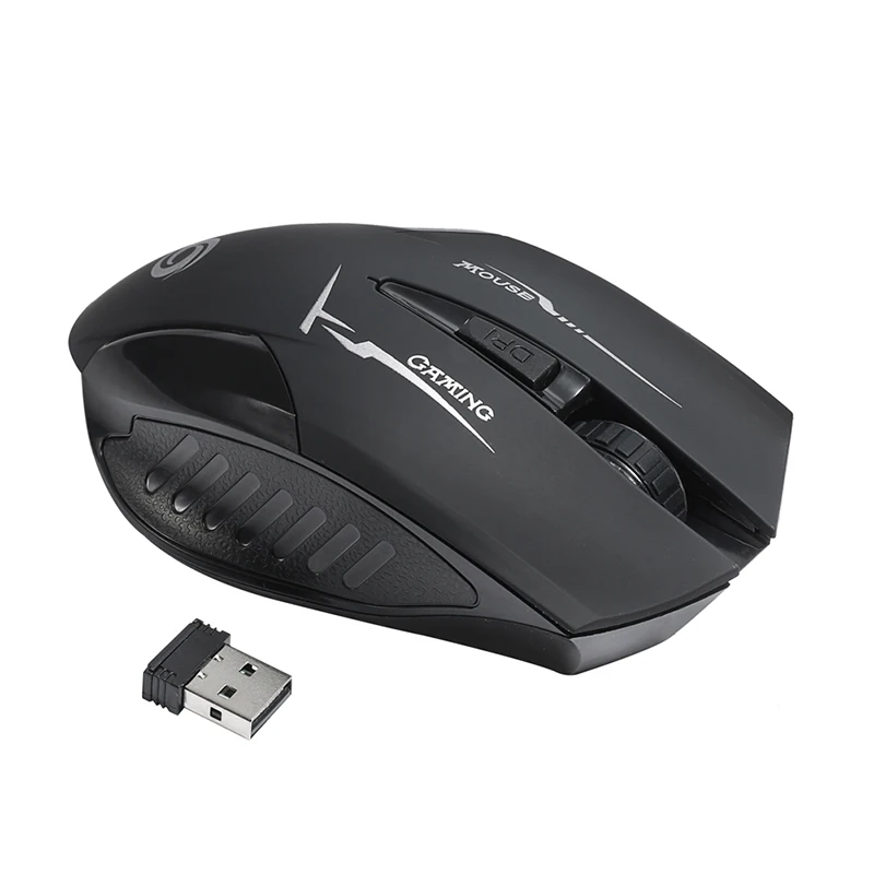 

Ultra Gaming-Grade Optical Precision USB Laser Computer Gaming 6 buttons 2.4G Wireless Mouse For PC Laptop 1000-2000 DPI