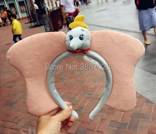 Костюм Минни Микки Маус dumbo EARS Косплей-Одежда плюшевая повязка на голову для взрослых/детей подарок