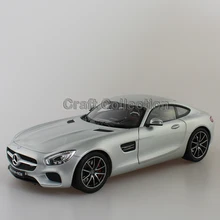 * Silver 1/18 Scale AMG GT S C190 Sport Car Coupe Collection Diecast Model Car Luxury Race Vehicle