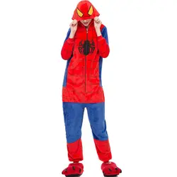 Marvel аниме Человек-паук косплей Человек-паук костюм Хэллоуин женский взрослый кигуруми зимний disfraz Mujer комбинезон 2019