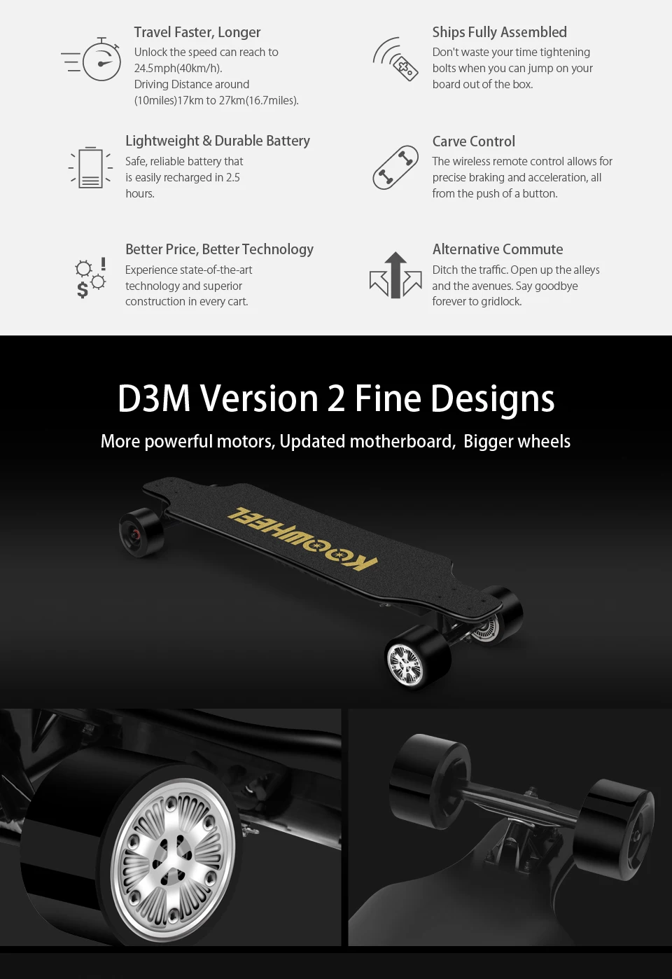 Koowheel Onyx 4 колеса электрический скейтборд 5500 мАч батарея Электрический Лонгборд двойной мотор скейтборд 42 км/ч