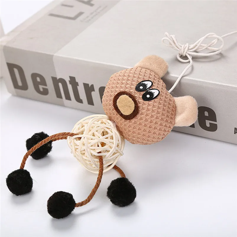 High Quality Pet Cat Toy Newly Design Pet Cat dogs Toy Portable Sepak Takraw Pet rattan ball Play Fun toy supplies A28 (10)