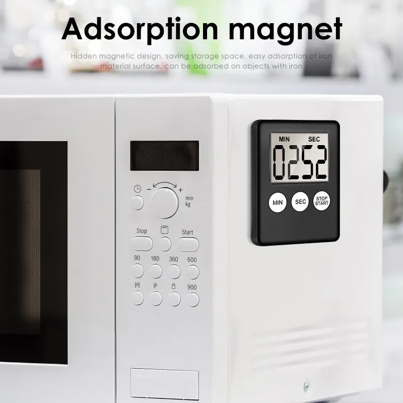 

Automobile LCD Screen motorcycle accessories Digital Clock Kitchen Timer Cooking Count Up Countdown Alarm Car clock carro cars