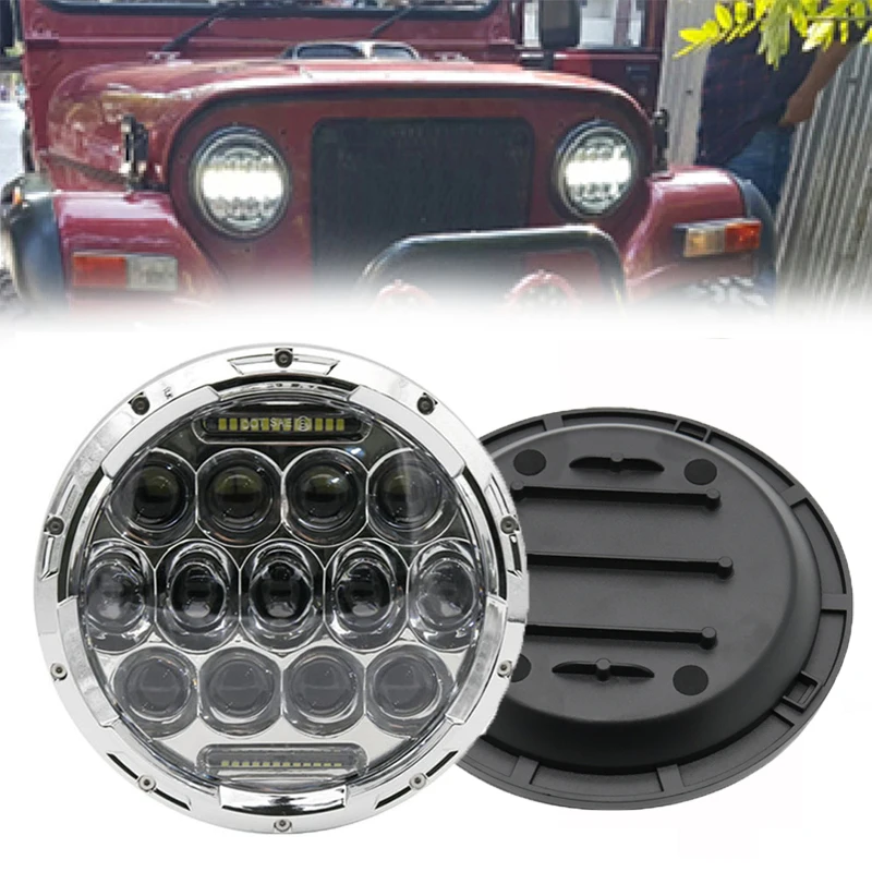 Светодиодные фары для Lada Niva 4X4 Uaz Hunter Jeep автомобильные аксессуары ангельские