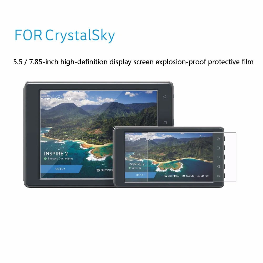 

HD explosion-proof protective film For DJI CrystalSky 5.5/7.85 Inch Screen Protector Accessories