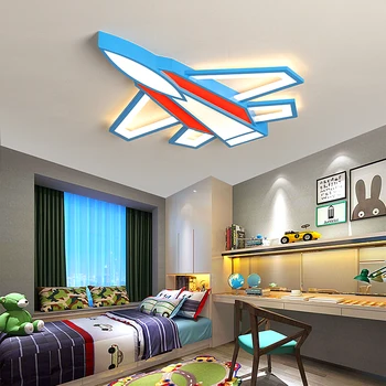 

New Airplane Modern Led Ceiling Lights for Bedroom Kid's Room Children Room Boy Room 90-260V ceiling lamp Fixtures