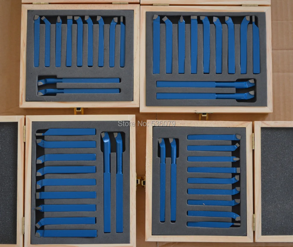 

8mm,DIN standard 11pcs/set carbide tipped lathe cutting tool set