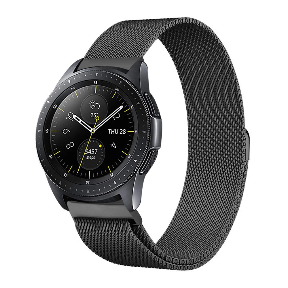 Корпус часов + ремешок для samsung galaxy watch active 46 мм S3 Миланская петля 20 22 ремень из