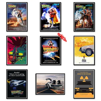 

Back to The Future Film Coated paper Poster Decorative Wall Sticker Home Bar Art Posters Decor