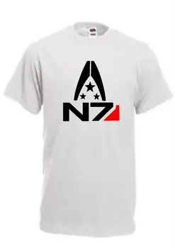 

Mass Effect t-shirt Alliance N7 logo T Shirt gaming sm -xxxl sizes t shirt men Unisex New Fashion tshirt Loose Size top ajax