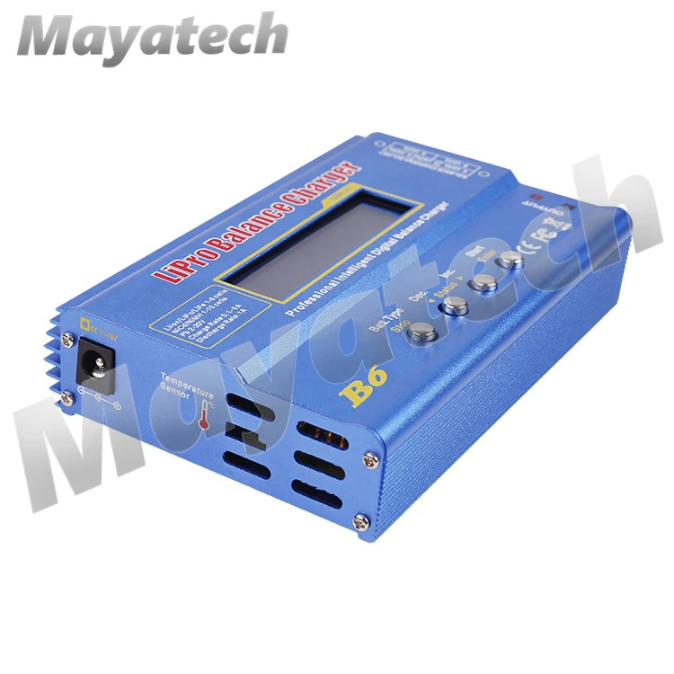 Зарядное устройство B6 50W 80W 6A Lipo NiMh Li Ion Ni Cd Digital Lipro балансирующее зарядное