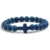 Natural Stone Cross Beaded Handmade Bracelets for Men & Women 7