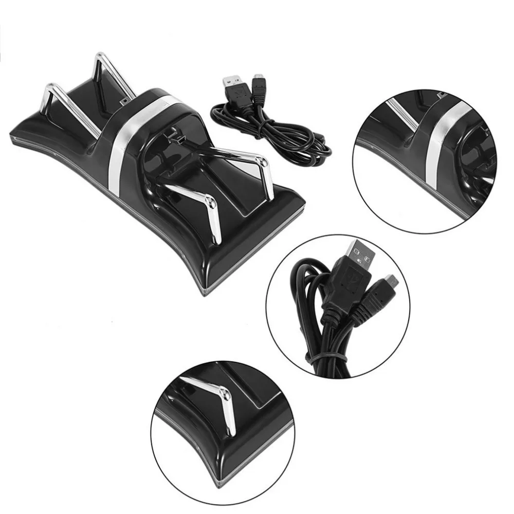 

Adjustable Dual USB Game Sticks Charging Station Cradle Stand Chargers For PS3 Wireless Controller Gamepad Charging Dock