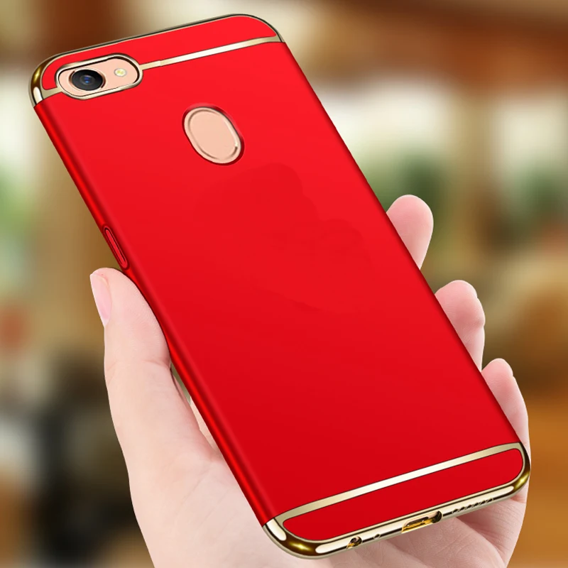 YUETUO Роскошный Жесткий пластиковый Чехол для телефона чехол oppo f7 f 7 2018 красные
