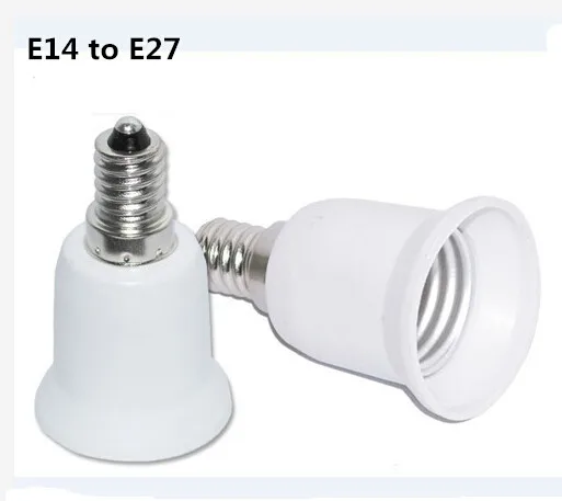 

E14 to E27 Fireproof Lamp Holder Converter Socket Base Type Adapter For Led Lamp Bulb