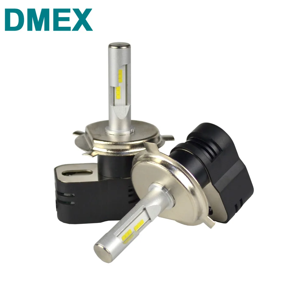 DMEX 1 комплект светодиодный светильник CSP Chip 60 Вт 8400LM T5 H4 9003 HB2 Hi Lo Beam 6000K авто лампы|led