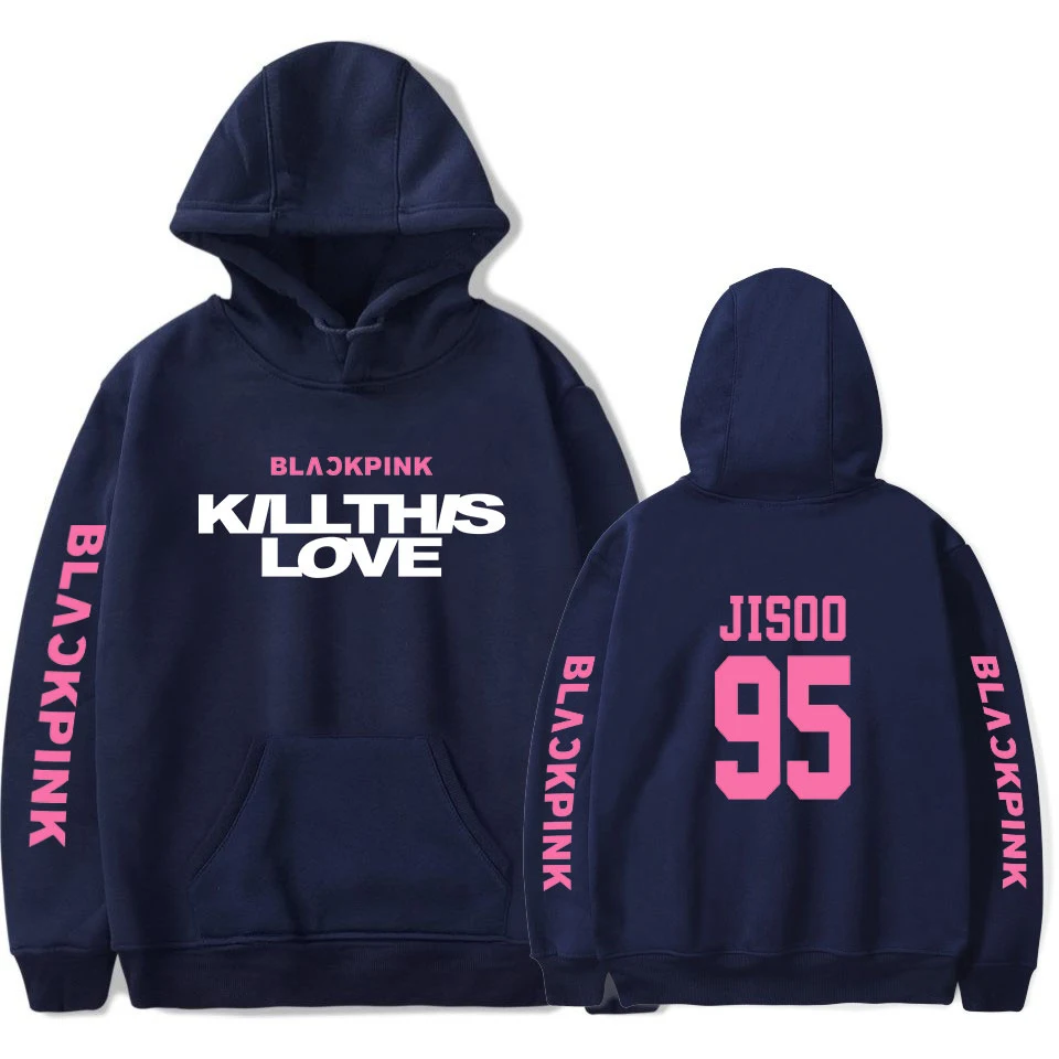 К поп девушка группа BlackPink хит Kill эта милая Толстовка черный классический