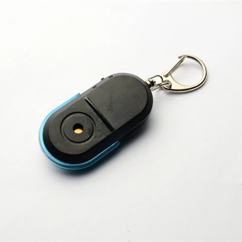 Новое беспроводное устройство для поиска ключа брелок для ключей с локатором со Звуком Свистка светодиодный свет высокого качества случайный цвет
