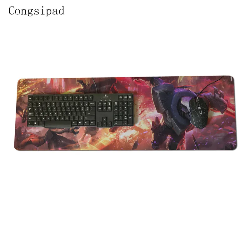 Congsipad самый популярный дизайн коврик для мыши League of Legend Zed большой игровой оверлок