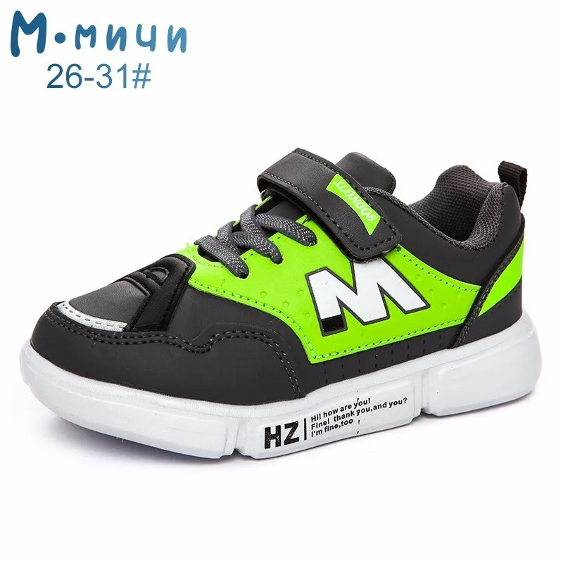 М.мичи тапочки кроссовки детские для бега кросовки на мальчика кеды мальчик обувь для мальчиков детские ботинки обувь весна из Москвы размер 26-31 ML368 - Цвет: ML368-3