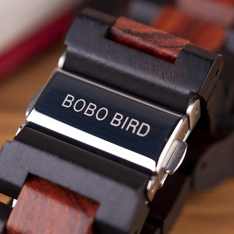 BOBO BIRD деревянные механические часы Reloj masculino мужские часы лучший бренд класса люкс часы с браслетом из бисера Orologio da uomo