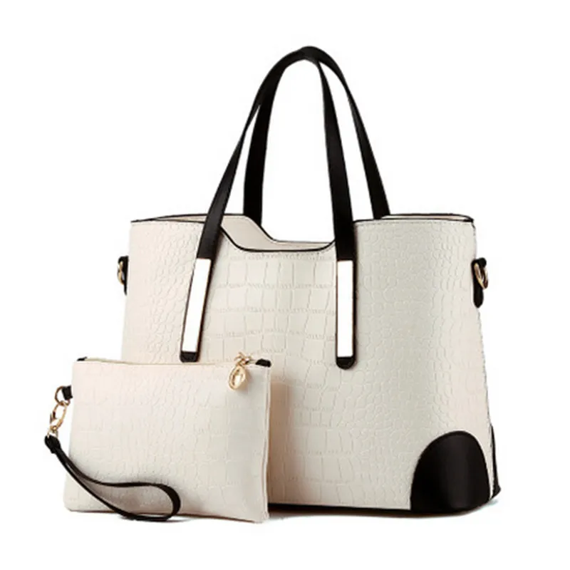 0 : Buy Hobo Multi color PU material crocodile pattern ladies shoulder bag + mini ...