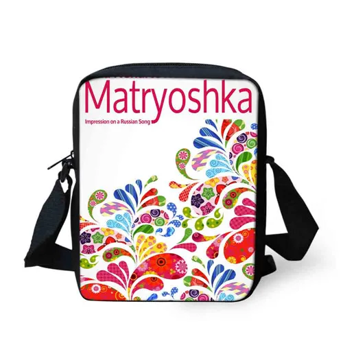 FORUDESIGNS сумки, русские Matryoshka, куклы, женские сумки-мессенджеры для девочек, маленькая сумка через плечо с клапаном, сумка на плечо с цепочкой - Цвет: Y0601E