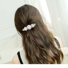 1 шт. Модные женские имитирующие перламутровые заколки для волос шпилька-бант аксессуары для волос ювелирные изделия