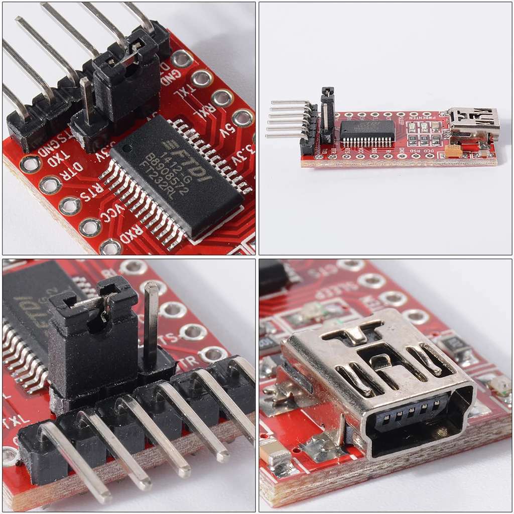 USB to TTL FT232RL FTDI Serial Adapter Converter Module for Arduino 3.3V/ 5V