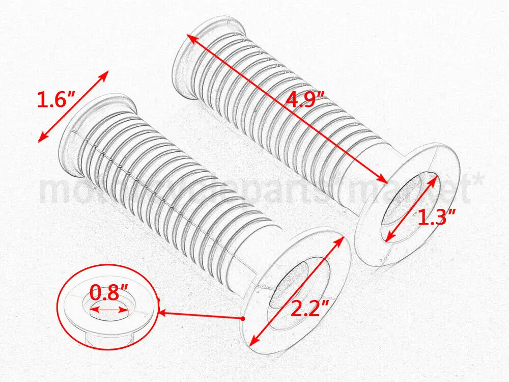 Ручки для Мотоцикла BMW R1100 R1150 R1200RT R1200LT R1150RT GS R S F650 7/8 дюйма 22 мм|Ручки мотоциклов| |