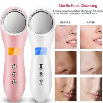 

Protable USB Hot Cold Skin Rejuvenation Instrument Face Facial Lifting Vibration Massager Beauty Machine Anti Aging Massager
