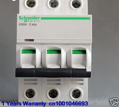 

DHL/EUB 5pcs NEW Original for Schneider IC65N 3P C40A Breaker 15-18