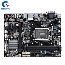 Gigabyte GA-B85M-D2V 100% оригинальная материнская плата LGA 1150 DDR3 USB3.0 16G B85 B85M-D2V настольная материнаская плата SATA III системная плата Б/у