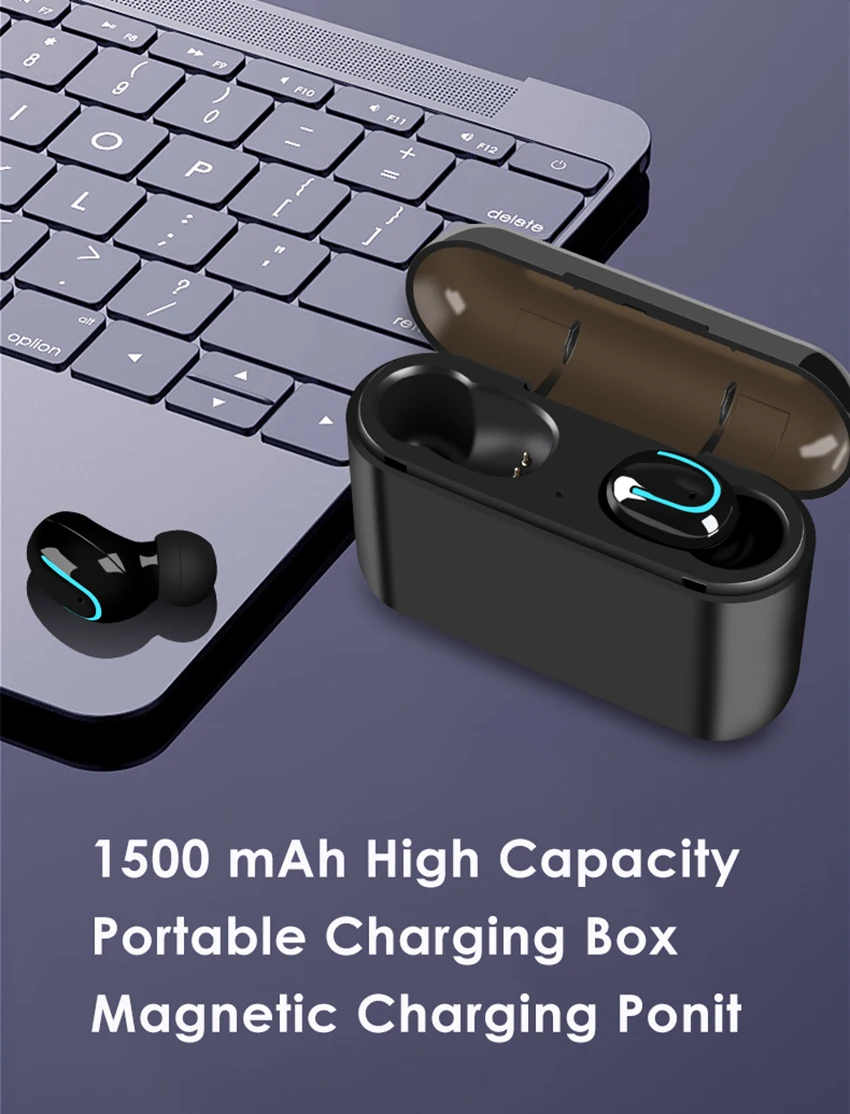 Aimitek Q32 TWS Bluetooth 5.0 Earphones-8