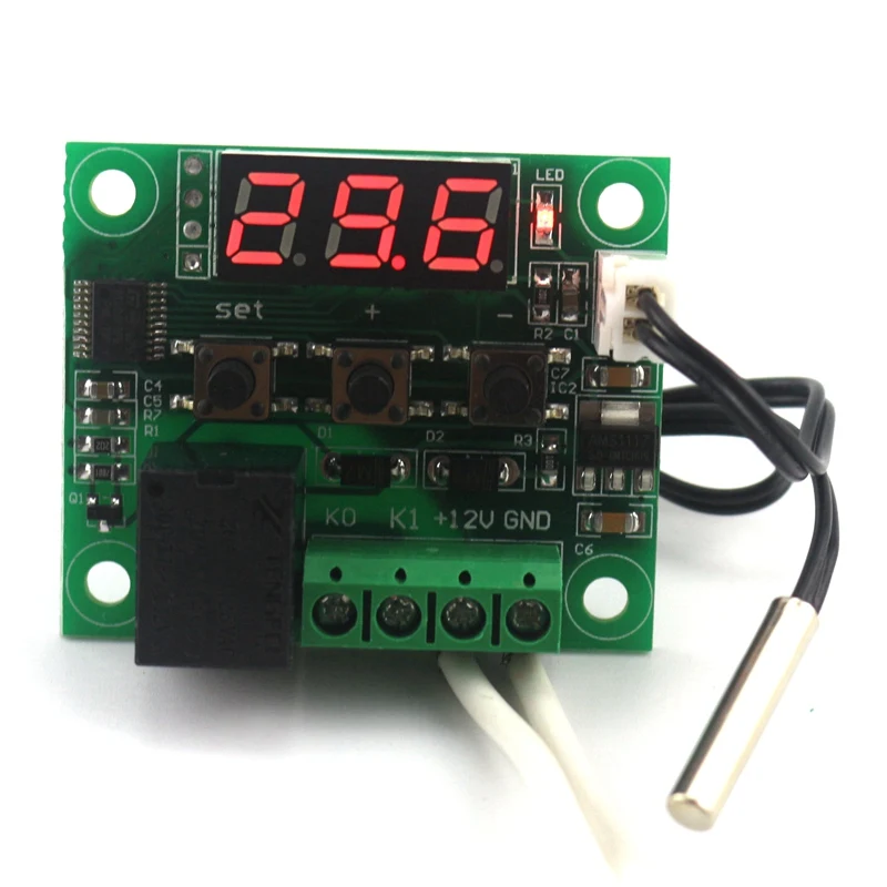 45~ 100 цифровой регулятор температуры Термостат контроль температуры термостат переключатель пластины W1209