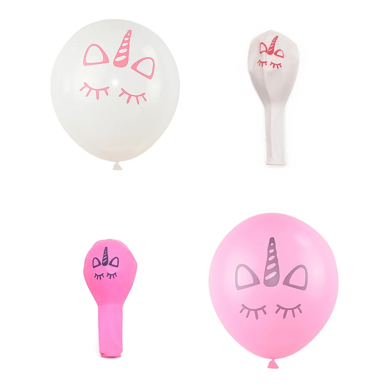 15 pcs с днем рождения воздушные шары в форме единорога Единорог детский праздничный костюм Baby Shower детский день латекс декоративные воздушные шары