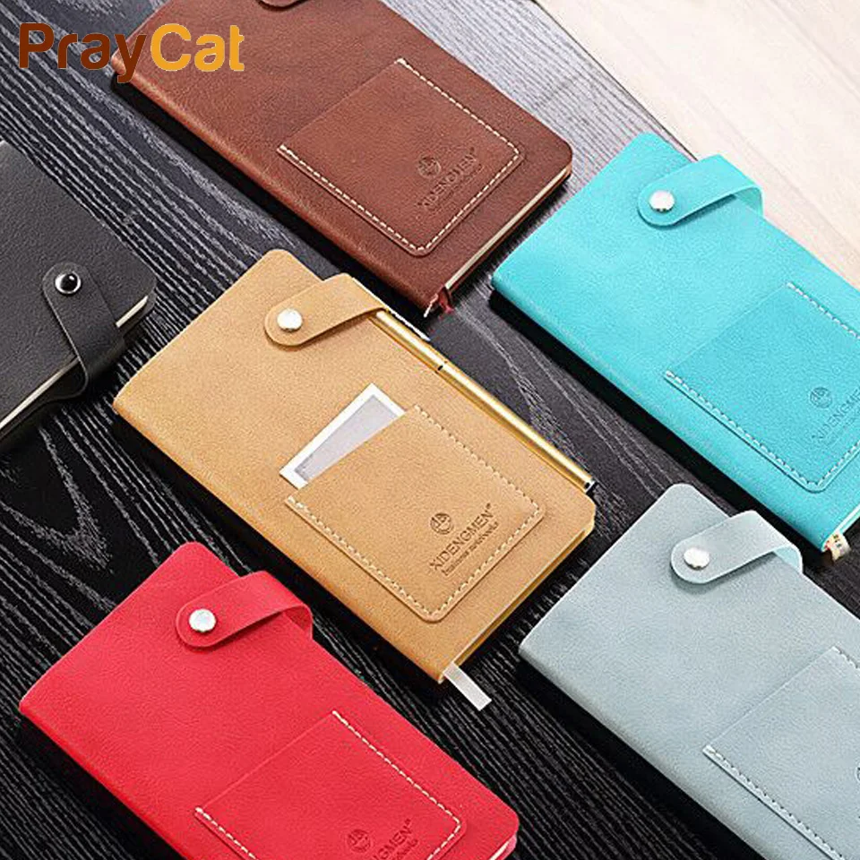 

A5 A6 Pocket Notebooks Business Office Planners Notepad Lined Blank Paper Diary Journal Office Supplies Custom Logo