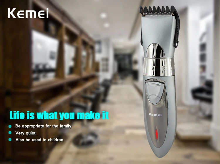 Kemei KM-605 электрическая машинка для стрижки волос перезаряжаемая машинка для стрижки волос Бритва Беспроводная Регулируемая машинка для стрижки 220 В полностью Моющаяся