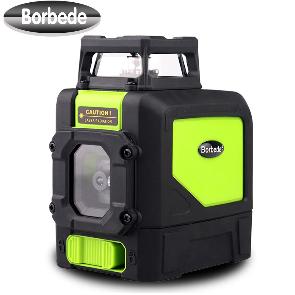 

Borbede Self-Leveling Laser Level 5 Lines Green Beam 360 Horizontal And Vertical Adjustable Portable Mini Laser Level