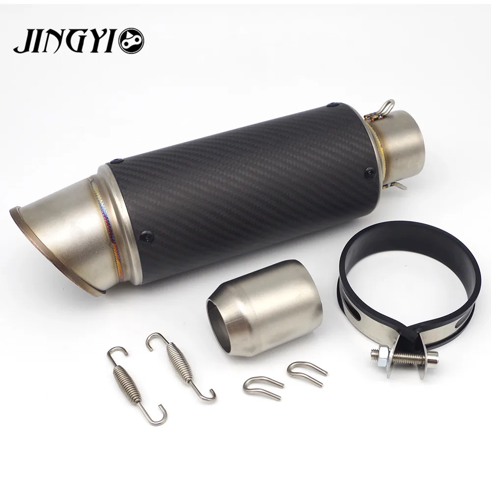 

Universal 51/61MM Inlet Motorcycle Exhaust Pipe silencieux moto Muffler Pipe escape moto FOR KAWASAKI Z250 Z750 Z800 Z1000